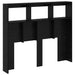 Tăblie cap cu raft Stejar Negru 120 x 17 x 102 cm Lemn compozit - WALTI WALTI