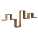 Raft de perete Pe perete Stejar Artizanal 104.5 x 43 x 10 cm - WALTI WALTI