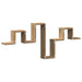 Raft de perete Pe perete Stejar Artizanal 104.5 x 43 x 10 cm - WALTI WALTI