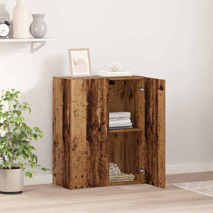 Dulap de birou cu raft Lemn vechi 60 x 32 x 77.5 Lemn compozit - WALTI WALTI