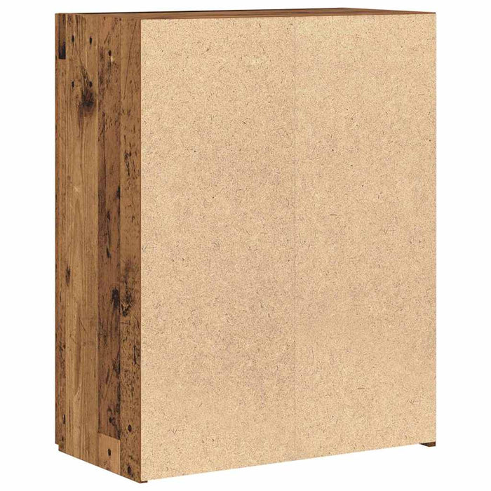 Dulap de birou cu raft Lemn vechi 60 x 32 x 77.5 Lemn compozit - WALTI WALTI