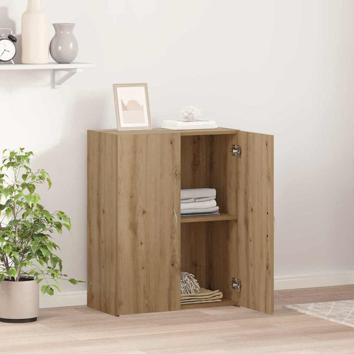 Dulap de birou stejar artizanal 60 x 32 x 77.5 Lemn compozit - WALTI WALTI