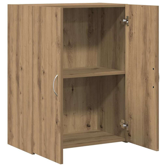 Dulap de birou stejar artizanal 60 x 32 x 77.5 Lemn compozit - WALTI WALTI