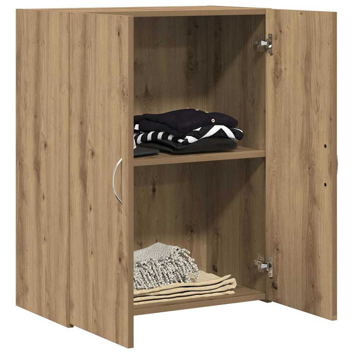 Dulap de birou stejar artizanal 60 x 32 x 77.5 Lemn compozit - WALTI WALTI