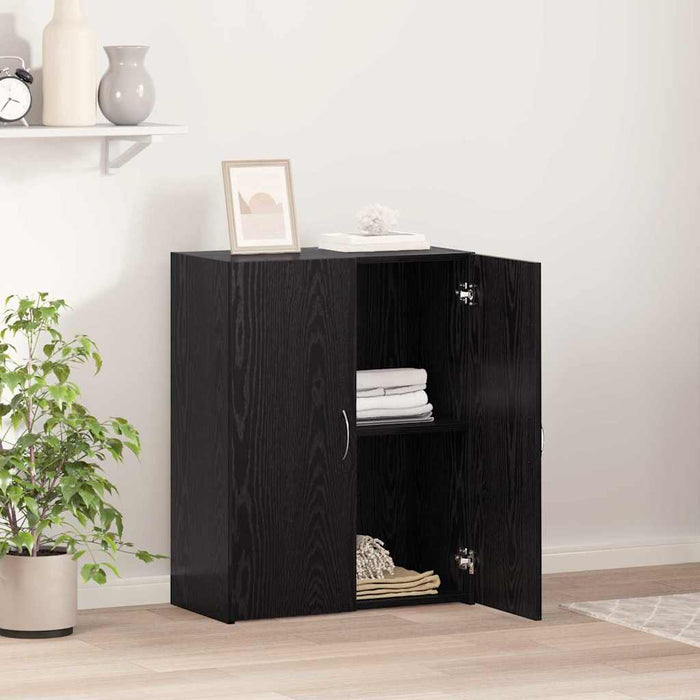 Dulap de birou cu ușă Stejar negru 60 x 32 x 77.5 Lemn compozit - WALTI WALTI