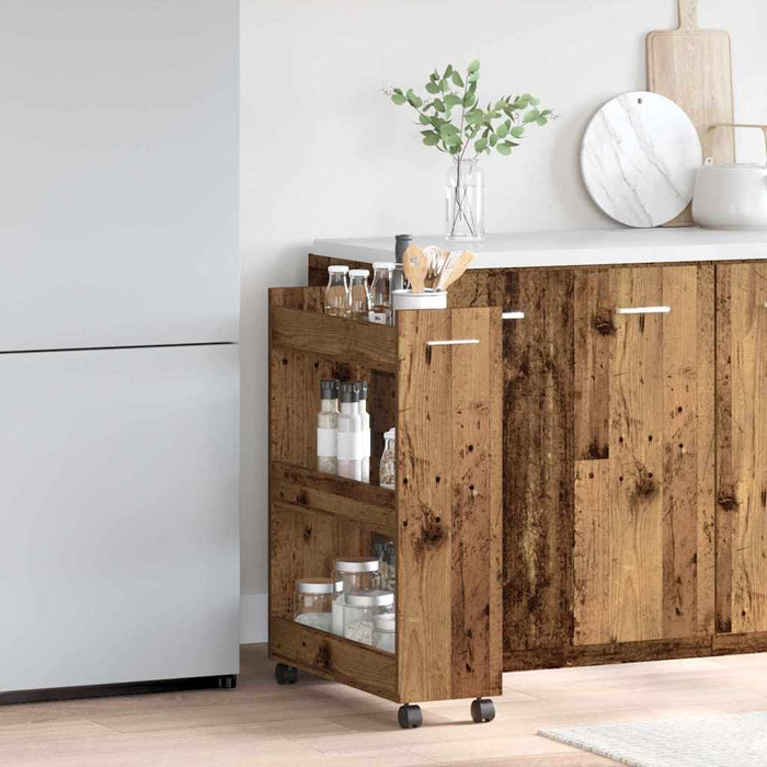 Dulap cu roata Lemn vechi 60 x 22 x 79 cm - WALTI WALTI