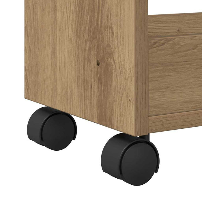 Dulap cu roata Stejar Artizanal 60 x 22 x 79 cm - WALTI WALTI