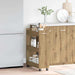 Dulap cu roata Stejar Artizanal 60 x 22 x 79 cm - WALTI WALTI