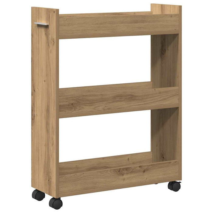 Dulap cu roata Stejar Artizanal 60 x 22 x 79 cm - WALTI WALTI