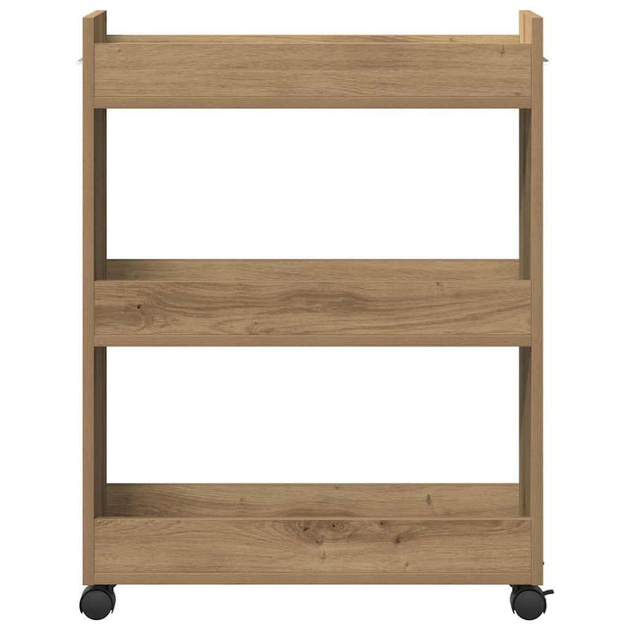 Dulap cu roata Stejar Artizanal 60 x 22 x 79 cm - WALTI WALTI