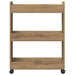 Dulap cu roata Stejar Artizanal 60 x 22 x 79 cm - WALTI WALTI