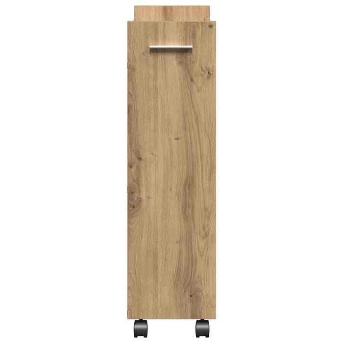 Dulap cu roata Stejar Artizanal 60 x 22 x 79 cm - WALTI WALTI