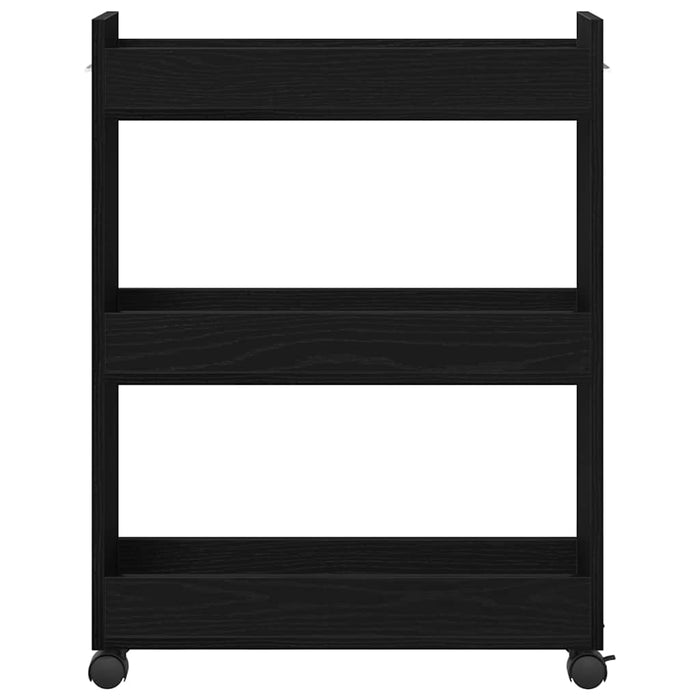 Dulap cu roata Stejar Negru 60 x 22 x 79 cm - WALTI WALTI