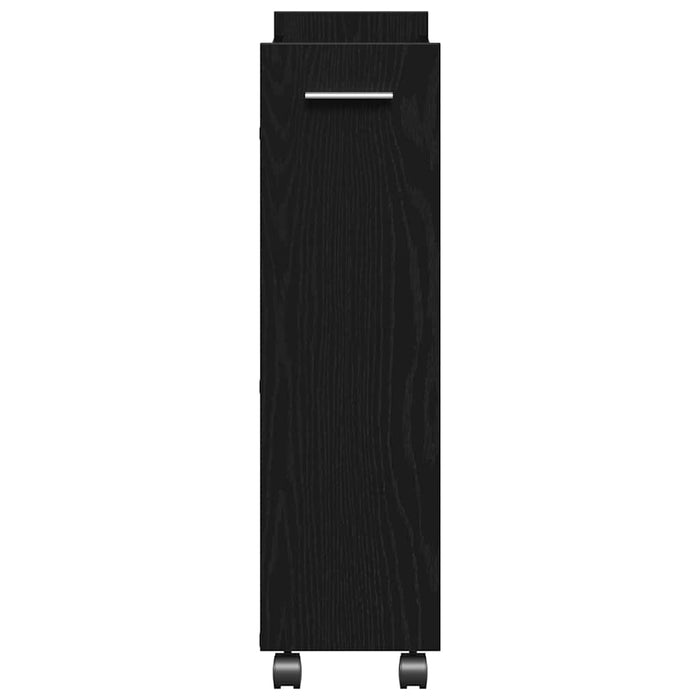 Dulap cu roata Stejar Negru 60 x 22 x 79 cm - WALTI WALTI