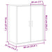 Bufet din lemn vechi 60x31x70 cm, lemn prelucrat - WALTI WALTI