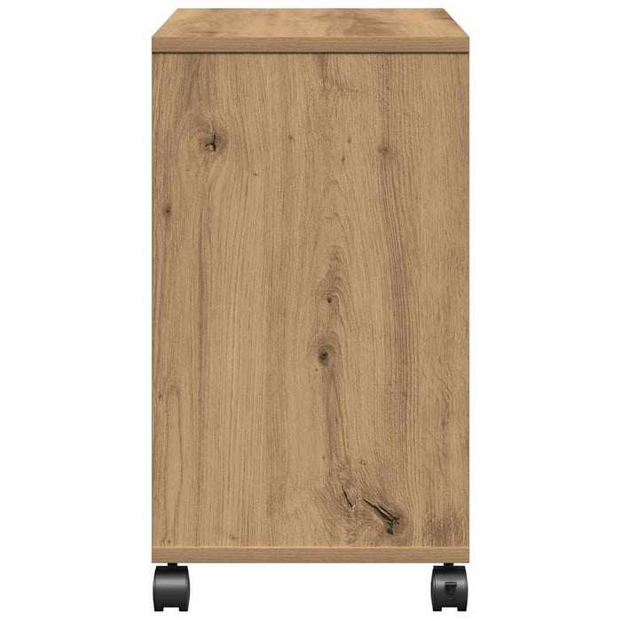 Masă laterală stejar artizanal 50 x 30 x 55 cm Lemn compozit - WALTI WALTI