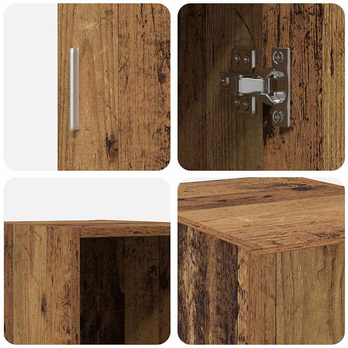 Dulap montat pe perete Pe perete Lemn vechi 30 x 42.5 x 39.5 cm - WALTI WALTI
