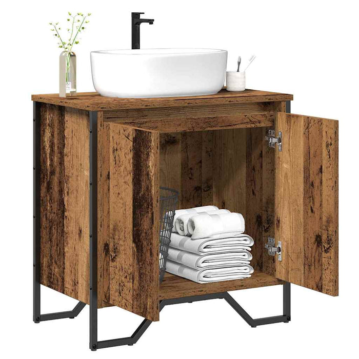 Dulap pentru Chiuvetă Lemn Vechi 60 x 35 x 60 cm Lemn compozit - WALTI WALTI