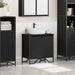 Dulap pentru Chiuvetă cu ușă Stejar Negru 60 x 35 x 60 cm - WALTI WALTI
