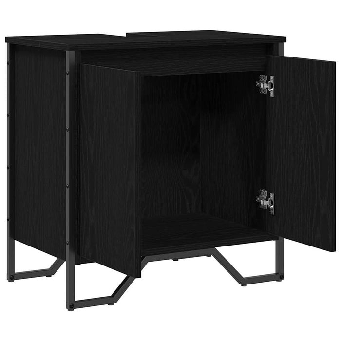 Dulap pentru Chiuvetă cu ușă Stejar Negru 60 x 35 x 60 cm - WALTI WALTI