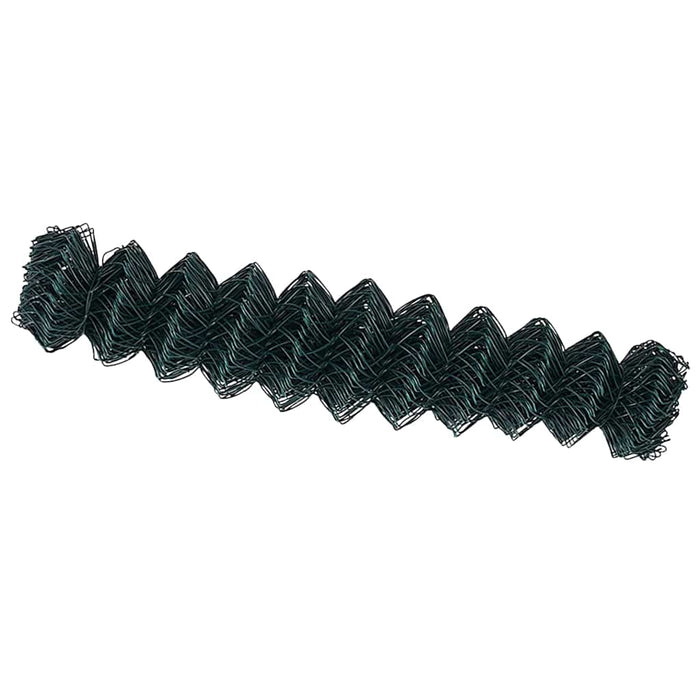 Gard din plasă de sârmă Verde 10 x 1.4 m Metal cu acoperire PVC - WALTI WALTI
