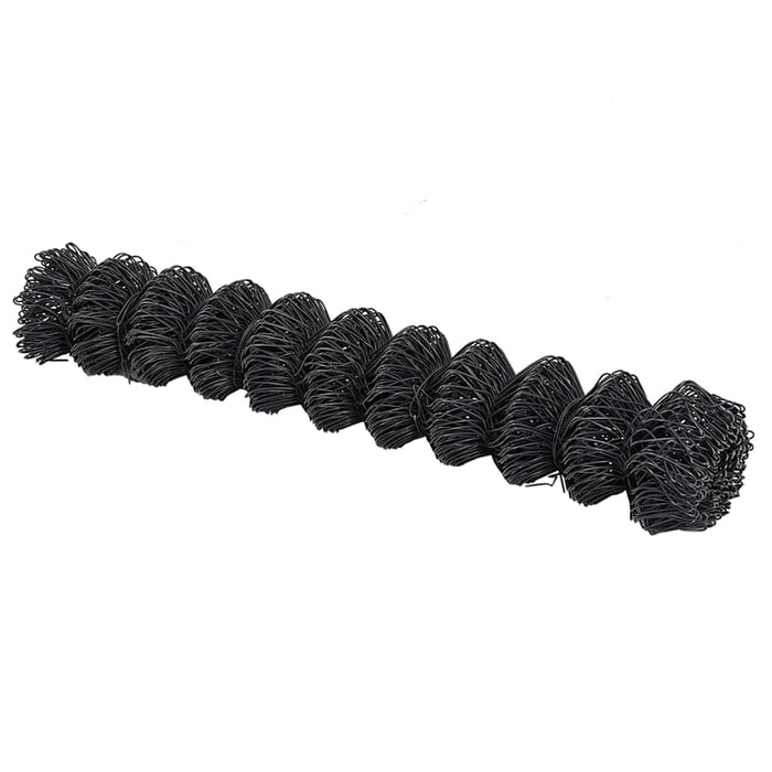 Gard din plasă de sârmă Gri 10 x 1 m Metal - WALTI WALTI