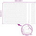 Gard hexagonal Verde 0.8 x 25 m Oțel - WALTI WALTI