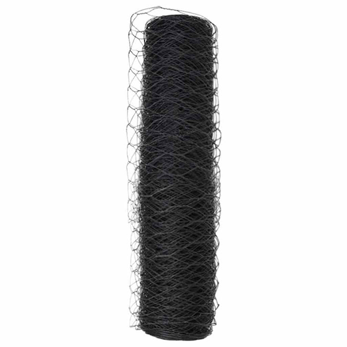 Gard hexagonal Gri 0.6 x 10 m Oțel - WALTI WALTI