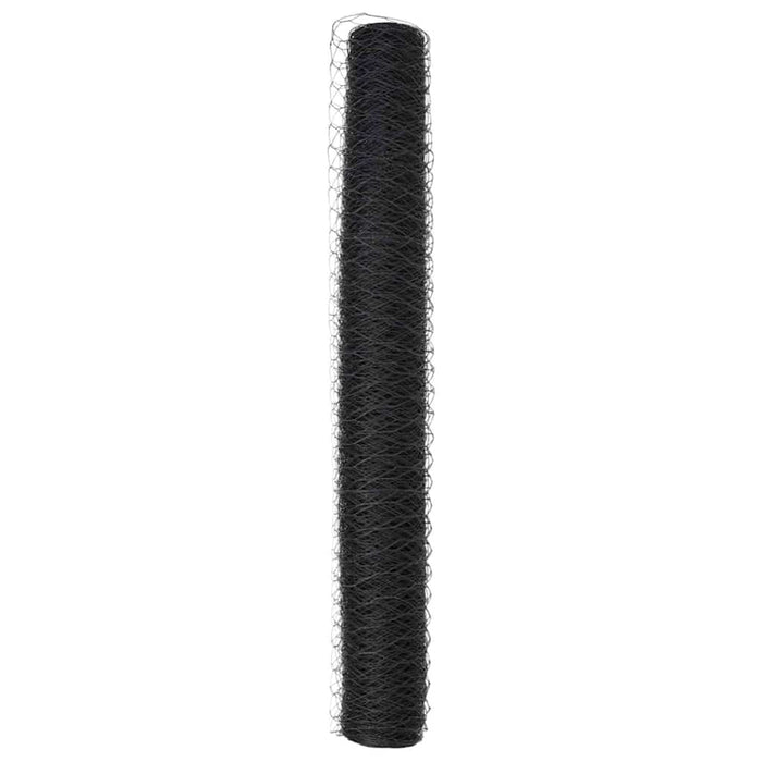 Gard hexagonal Gri 1.4 x 10 m Oțel - WALTI WALTI