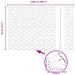 Gard hexagonal Gri 0.4 x 25 m Oțel - WALTI WALTI