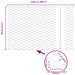 Gard hexagonal Gri 0.6 x 25 m Oțel - WALTI WALTI