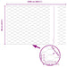 Gard hexagonal Gri 0.6 x 25 m Oțel - WALTI WALTI