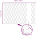 Gard hexagonal Gri 0.6 x 50 m Oțel - WALTI WALTI