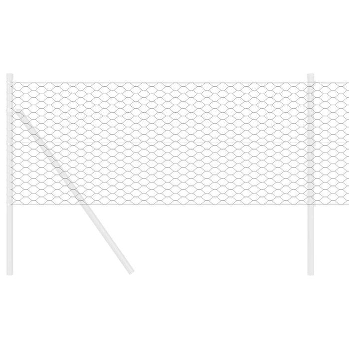 Gard Hexagonal Gri Gri 0.6 x 50 m Oțel - WALTI WALTI