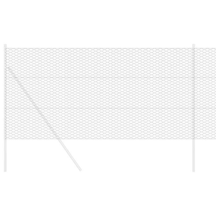 Gard hexagonal Gri 1.2 x 50 m Oțel - WALTI WALTI