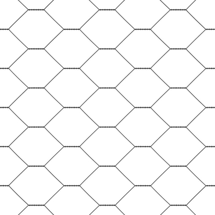 Gard hexagonal Gri 1.4 x 50 m Oțel - WALTI WALTI