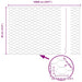 Gard hexagonal Gri 0.4 x 100 m Oțel - WALTI WALTI