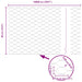 Gard hexagonal Gri 0.4 x 100 m Oțel - WALTI WALTI