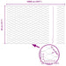 Gard hexagonal Gri 0.5 x 100 m Oțel - WALTI WALTI
