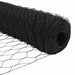 Gard hexagonal Gri 0,8 x 100 m PVC - WALTI WALTI