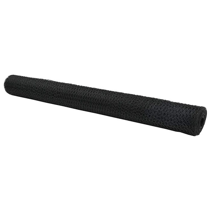 Gard hexagonal Gri 1 x 100 m PVC - WALTI WALTI