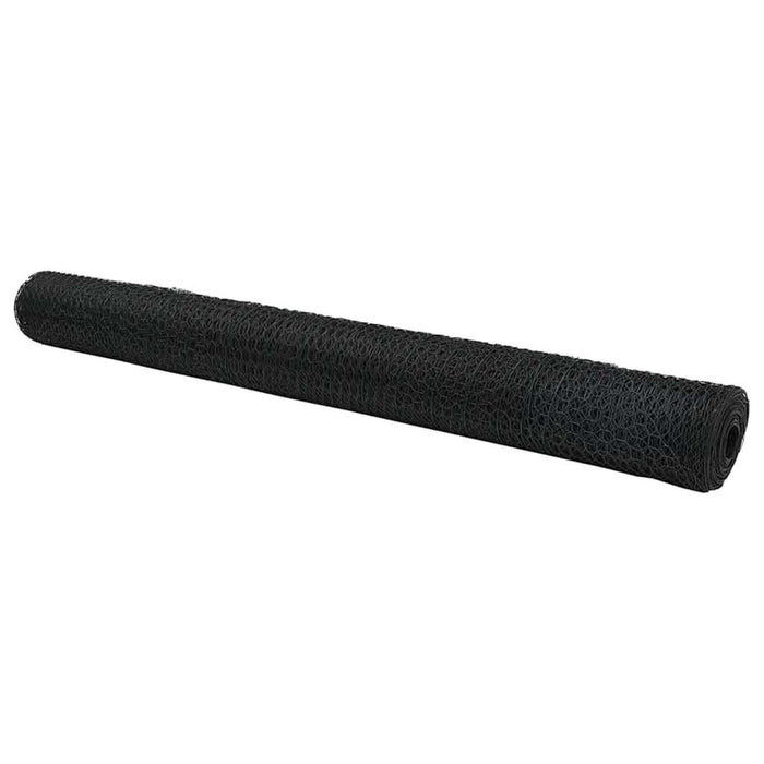 Gard hexagonal Gri 1,4 x 100 m PVC - WALTI WALTI