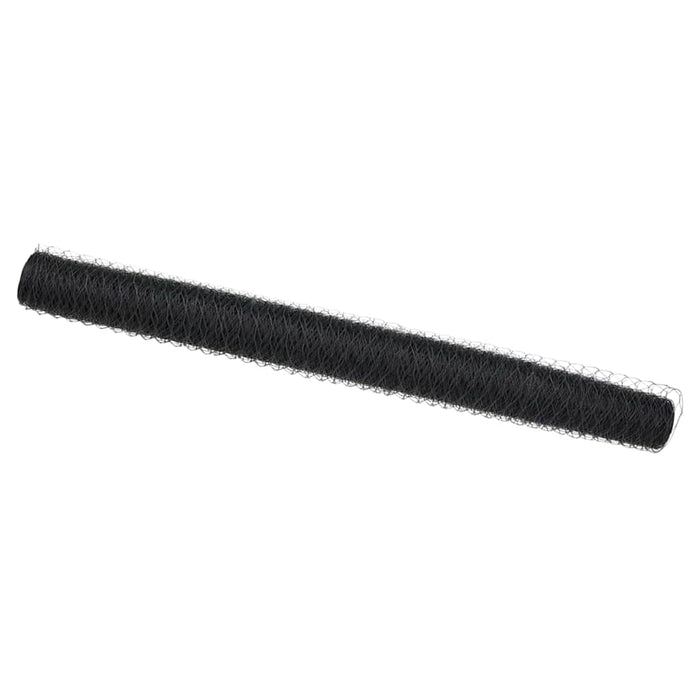 Gard hexagonal Gri 1,5 x 100 m PVC - WALTI WALTI