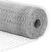Gard hexagonal Argintiu 0,4 x 10 m Oțel galvanizat - WALTI WALTI