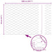 Gard hexagonal Argintiu 0,5 x 10 m Oțel galvanizat - WALTI WALTI