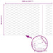 Gard hexagonal Argintiu 0,8 x 10 m Oțel galvanizat - WALTI WALTI