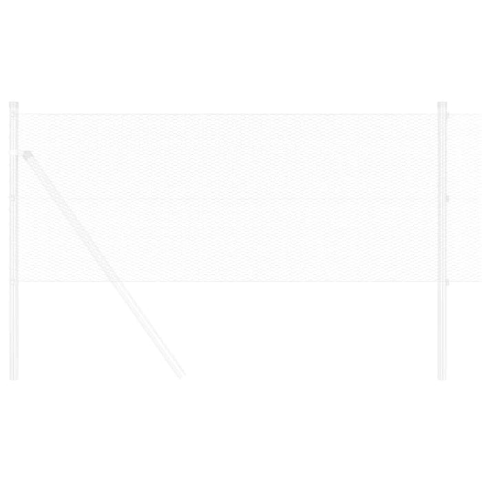 Gard hexagonal Argintiu 0,4 x 25 m Oțel galvanizat - WALTI WALTI