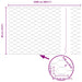 Gard hexagonal Argintiu 0,4 x 25 m Oțel galvanizat - WALTI WALTI