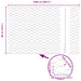 Gard hexagonal Argintiu 0,6 x 25 m Oțel galvanizat - WALTI WALTI