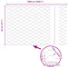Gard hexagonal Argintiu 0,5 x 50 m Oțel galvanizat - WALTI WALTI